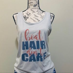 Boat Hair Don’t Care tank